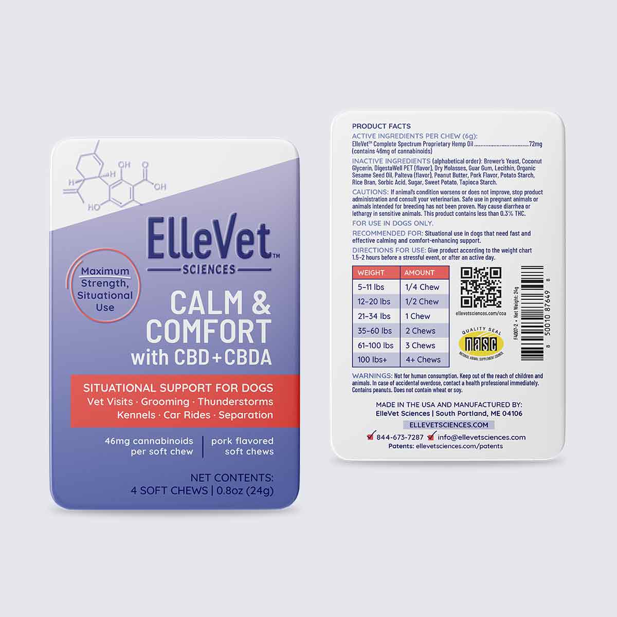Calm & Comfort Chews for Dogs