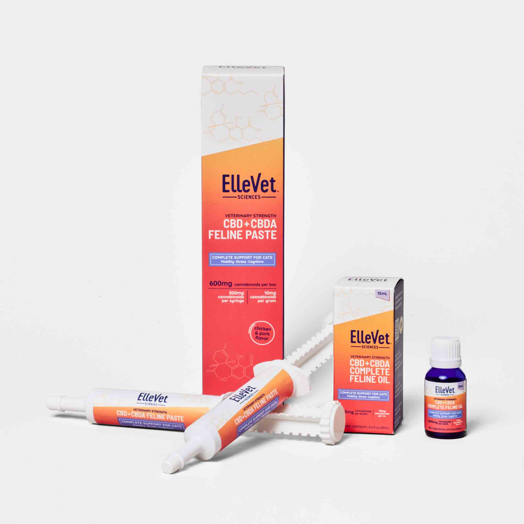 ElleVet Hemp CBD + CBDA Feline Paste