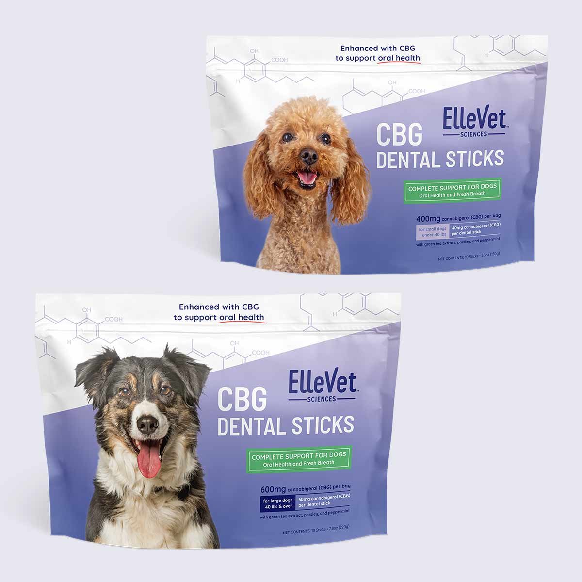 ElleVet Hemp CBG Dental Sticks